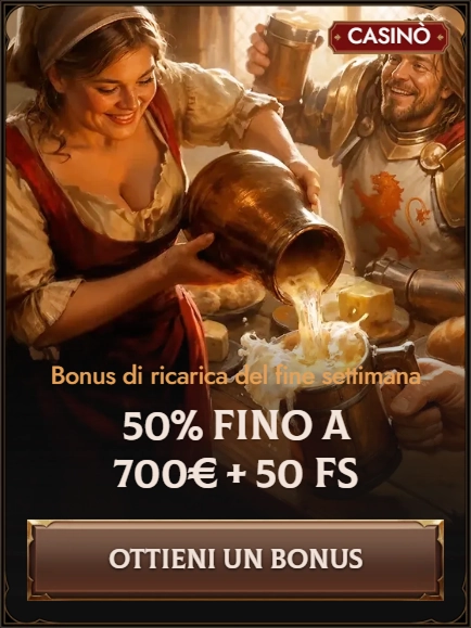 Weekend reload bonus 50% up to 700€ + 50 FS