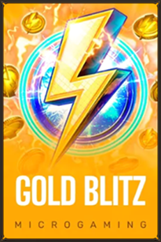 Gold Blitz slot game with lightning bolt and gold coins